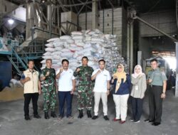 Kodim Ponorogo dan Satgas Pangan Jatim Sidak Sergab, Pastikan Stok Gabah Aman