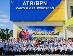 Kepala Kantor Pertanahan Ponorogo Purnabakti