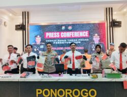 Pelaku Persetubuhan Anak Dibawah Umur Diringkus Polres Ponorogo