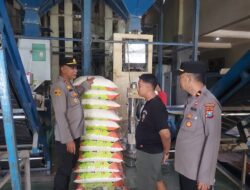 Antisipasi Beras Oplosan, Polisi Ponorogo Lakukan Sidak ke Penggilingan
