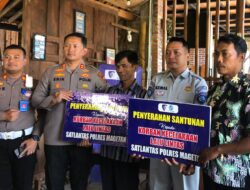 Dua Pelajar Magetan Korban Laka Kawedanan Terima Santunan Jasa Raharja