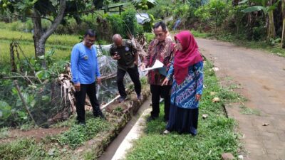 Wujudkan Pengelolaan Aset Daerah yang Akuntabel, BPN Kabupaten Madiun Lakukan Pemeriksaan Tanah Irigasi Di Desa Morang