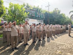 BPN Kabupaten Madiun Laksanakan Apel Pagi, Bahas Persiapan Kunjungan Ombudsman RI dan Penyelesaian PTSL 2025