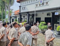 Gelar Apel Pagi, BPN Kabupaten Madiun Fokuskan Kesiapan Pemeriksaan oleh Itjen Kementerian ATR/BPN