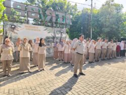 Perkuat Integritas Menuju WBK, BPN Kabupaten Madiun Gelar Apel Pagi