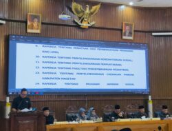 Rapat Paripurna DPRD Magetan Sahkan Propemperda 2026, 14 Raperda Masuk Prioritas