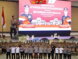 Arahan Kapolres Ponorogo untuk Penguatan Tugas Bhabinkamtibmas