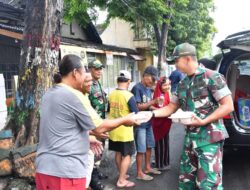 Kodim Ponorogo Berbagi Jumat Berkah Kepada Warga
