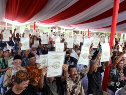 Sepanjang 2025, ATR/BPN Terbitkan 1,2 Juta Sertipikat lewat Program PTSL