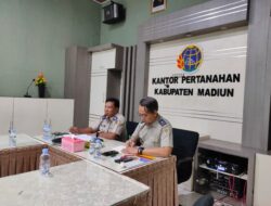 Rapat Koordinasi Teknis Internal Penyusunan Target Lintor Wakaf Digelar Kantor Pertanahan Kabupaten Madiun