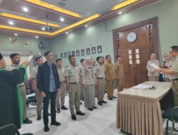 Pelantikan dan Pengambilan Sumpah Panitia Ajudikasi dan Satgas PTSL TA 2026 oleh Kantor Pertanahan Kabupaten Madiun