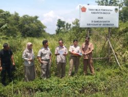 Kantor Pertanahan Kabupaten Madiun melalui Panitia A Gelar Pemeriksaan Tanah untuk Pemberian Hak Pakai Kementerian Pertahanan