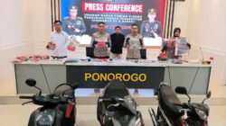 Polres Ponorogo Tangkap Pasutri dalam Kasus Pencurian Motor