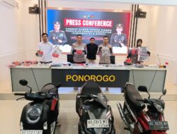 Polres Ponorogo Tangkap Pasutri dalam Kasus Pencurian Motor