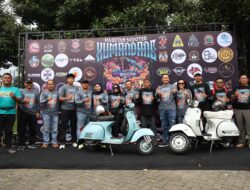 Magetan Scooter Kumandang 2026, Kapolres Ajak Komunitas Vespa Tertib di Jalan