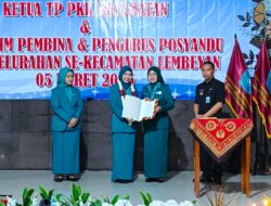 Lis Purnawati Sinung Resmi Dilantik sebagai Ketua TP PKK Lembeyan