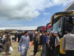 Kawal Mudik 4.000 Santri, Polres Magetan Lakukan Ramp Check Armada Bus