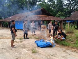 Aparat Polres Ponorogo Tertibkan Lokasi Judi Sabung Ayam dan Dadu