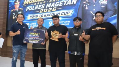 Persaingan Sengit Warnai Turnamen Mobile Legends Kapolres Cup Magetan