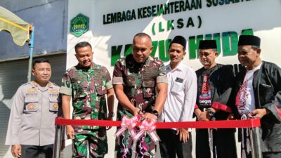 Danrem 081/DSJ Tinjau dan Resmikan Gedung Baru Panti Asuhan Kanzul Huda Slahung