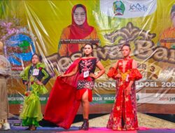 Debut di Fashion Show, Angella Raih Penghargaan Best Costume Festival Bambu Magetan