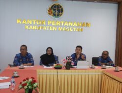 Rapat Monitoring dan Evaluasi PTSL Tahun 2026, Kantor Pertanahan Kabupaten Magetan Perkuat Capaian Program Strategis Nasional