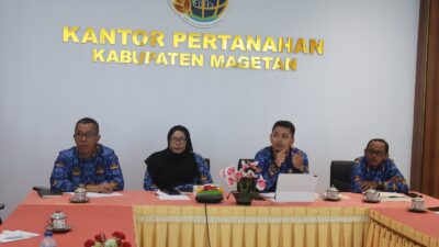 Rapat Monitoring dan Evaluasi PTSL Tahun 2026, Kantor Pertanahan Kabupaten Magetan Perkuat Capaian Program Strategis Nasional