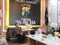 Perkuat Sinergitas Antarinstansi, Kantor Pertanahan Jalin Silaturahmi dengan Polres Magetan