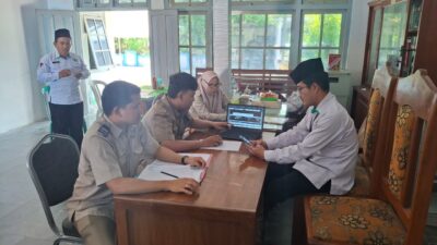 Laskar Wakaf Kantor Pertanahan Kabupaten Madiun Laksanakan Penjaringan Potensi Objek Pendaftaran Tanah Wakaf di KUA Kecamatan Geger
