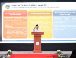 Bicara dalam International Conference on Pesantren 2026, Menteri Nusron Ajak Masyarakat Sertipikatkan Tanah Wakaf untuk Lindungi Aset Umat
