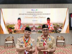 Hadiri Pelantikan Kwarda Kalbar, Yustianus Perkuat Komitmen Bengkayang untuk Pramuka
