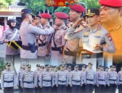 Mutasi Pejabat Polres Ponorogo, Kapolres Tekankan Peningkatan Pelayanan