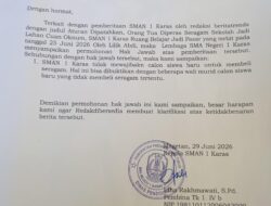 SMAN 1 Karas Magetan Keluarkan Hak Jawab