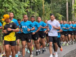Kunjungi Yonif TP 944/RSC, Pangdam Uji Kemampuan Jasmani Prajurit