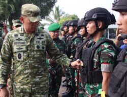 Kunjungan Kerja ke Kotabumi, Pangdam XXI/RI Tekankan Disiplin dan Profesionalisme Prajurit