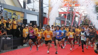 Bhayangkara Run 2026 Meriah, 1.500 Pelari Padati Mapolres Ponorogo