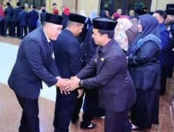 Puluhan Pejabat Pemkab Pringsewu Dilantik, Bupati Ingatkan Pentingnya Integritas
