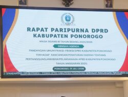 Silpa Rp96,4 Miliar Jadi Sorotan, DPRD Desak Pembenahan APBD Ponorogo