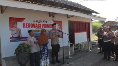 Polri untuk Masyarakat, Polres Magetan Renovasi Warung Pelaku Usaha Mikro