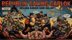 Republik Saling Caplok, Ketika Hukum Jadi Alat Sandera dan Pejabat Beruang Tanpa Seri ​
