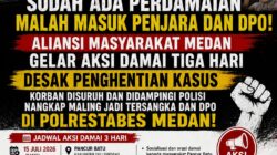 Lapor Pak Kapolri : Sudah Ada Perdamaian, Maling Sukses! Korban Pencurian Dipenjara, Aliansi Masyarakat Siap Kepung Polrestabes Medan!