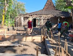 Rumah Mbah Puguh Direhab TMMD, Buruh Tani Kini Miliki Harapan Baru