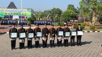 Semangat Kolaborasi Wujudkan Aset Tertib, Kantor Pertanahan Kabupaten Madiun Raih Penghargaan pada Hari Jadi Kabupaten Madiun ke-458
