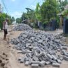 Tumpukan Material Sepanjang 1 Kilometer Optimalkan Pembangunan Jalan TMMD 129