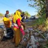 Sampah Liar Kembali Menumpuk di Jalan Barat–Teguhan, Kecamatan Barat Ajak Warga Tingkatkan Pengawasan