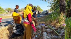 Sampah Liar Kembali Menumpuk di Jalan Barat–Teguhan, Kecamatan Barat Ajak Warga Tingkatkan Pengawasan