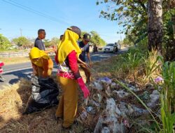 Sampah Liar Kembali Menumpuk di Jalan Barat–Teguhan, Kecamatan Barat Ajak Warga Tingkatkan Pengawasan