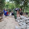 TMMD 129 Bangun Akses Jalan Depan Vihara Vimalakirti, Perkuat Kerukunan Warga