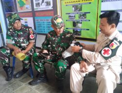 Tim Kesehatan TMMD 129 Bulu Lor Siaga Keliling Jaga Kondisi Satgas dan Warga