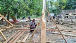 Rehab RTLH TMMD 129 Gunakan Kayu Jati Berkualitas Demi Rumah yang Lebih Kokoh